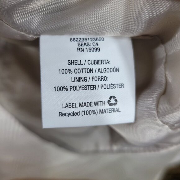 Structure Vest Size XXL Tan Khaki Button Up Classic Mens 2XL - Picture 5 of 5